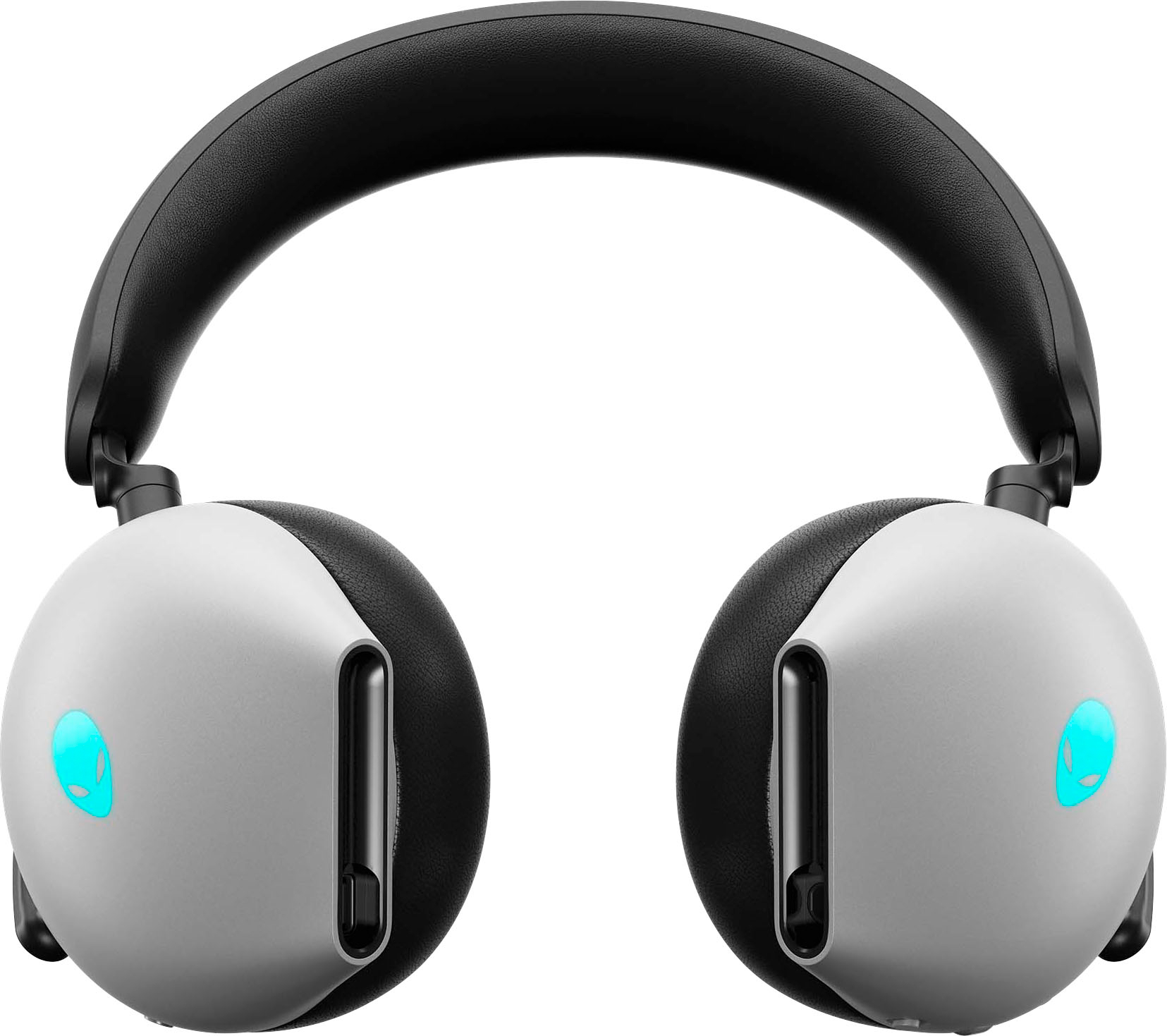 Left View: Alienware - Stereo Wireless Gaming Headset - AW920H - Lunar Light