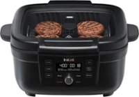 Instant Pot - 6-in-1 Smokeless Indoor Grill & Air Fryer with OdorErase Technology - Black - Angle_Zoom