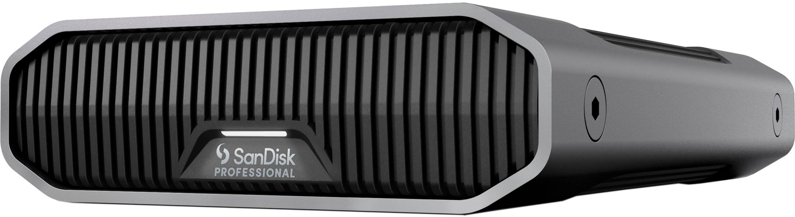 Alt View 11. SanDisk Professional - G-DRIVE 18TB External USB-C 3.2 Gen2 Hard Drive - Black.