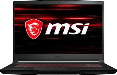 MSI - GF63 15.6" Gaming Laptop - Intel Core i5 - 8GB Memory - NVIDIA GeForce GTX 1650 - 256GB SSD - Black - Front_Zoom
