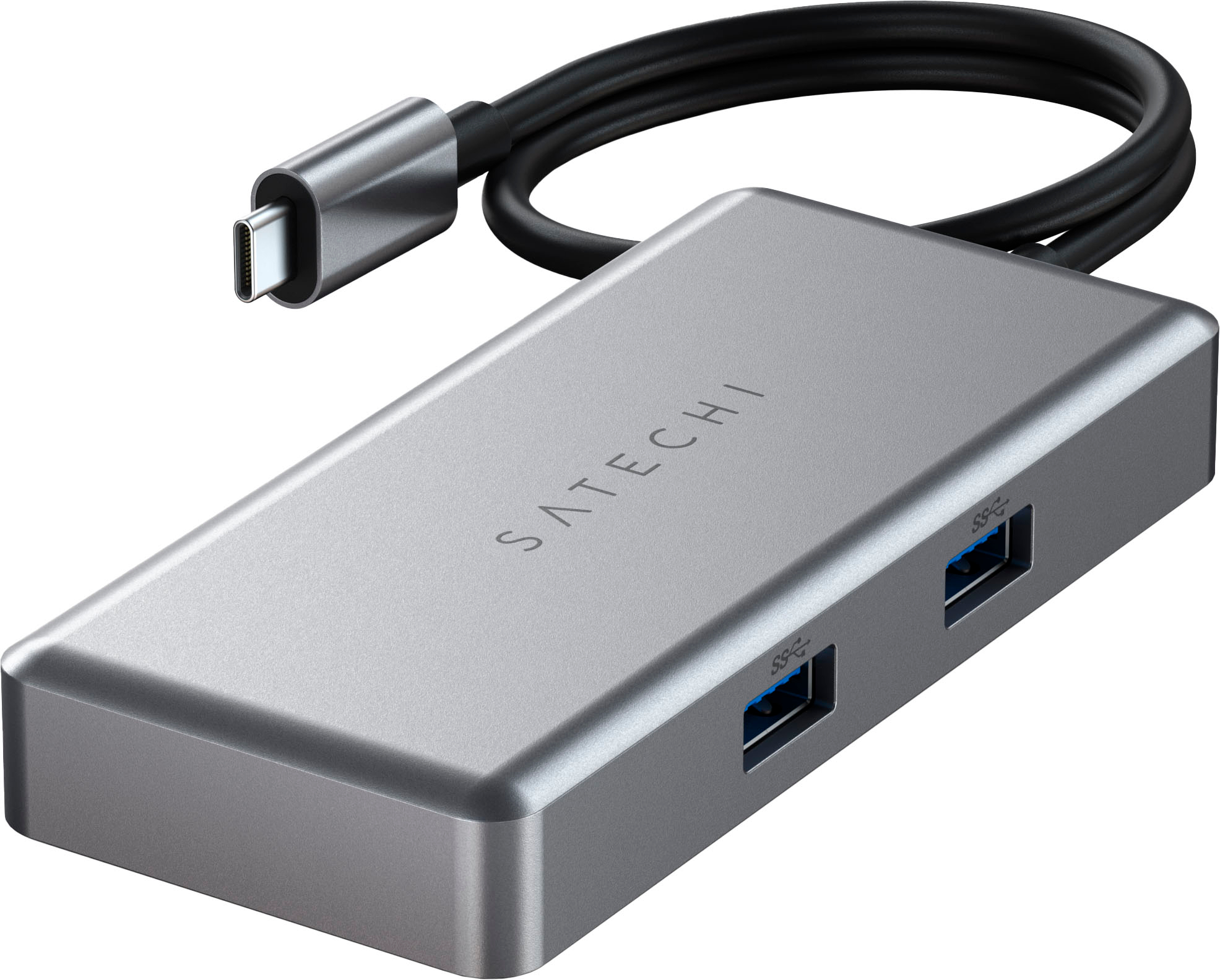 kandidatskole værksted Caius Satechi 5-port USB-C Multiport for Chromebook Space Gray ST-UCGHM - Best Buy