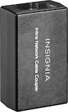 Insignia™ - Cat-6 RJ-45 In-Line Coupler - Black