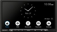 Sony - 7" Wireless Apple CarPlay and Android Auto Digital Media Receiver Maestro Compatible - Black - Front_Zoom