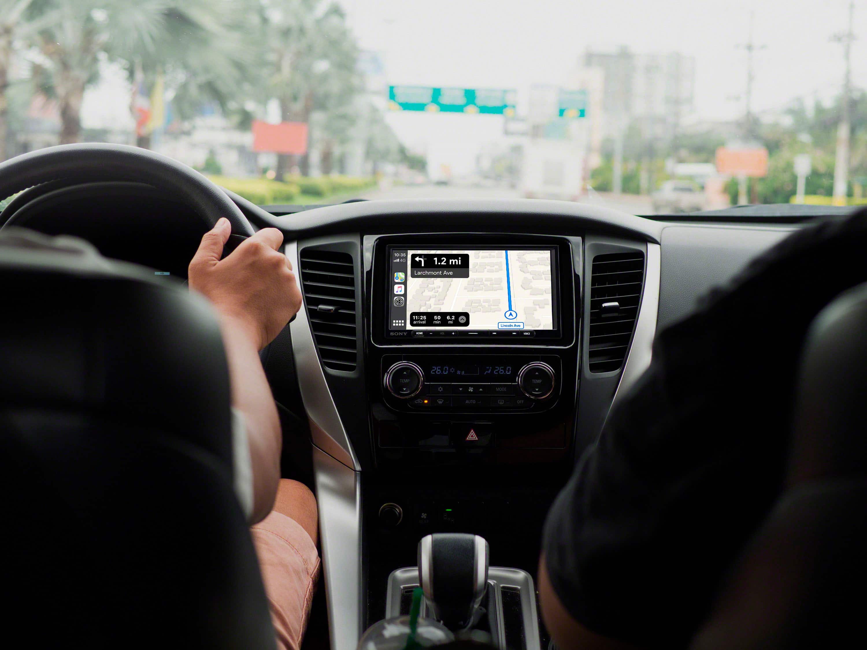 Alt View 20. Sony - 7" Wireless Apple CarPlay and Android Auto Digital Media Receiver Maestro Compatible - Black.