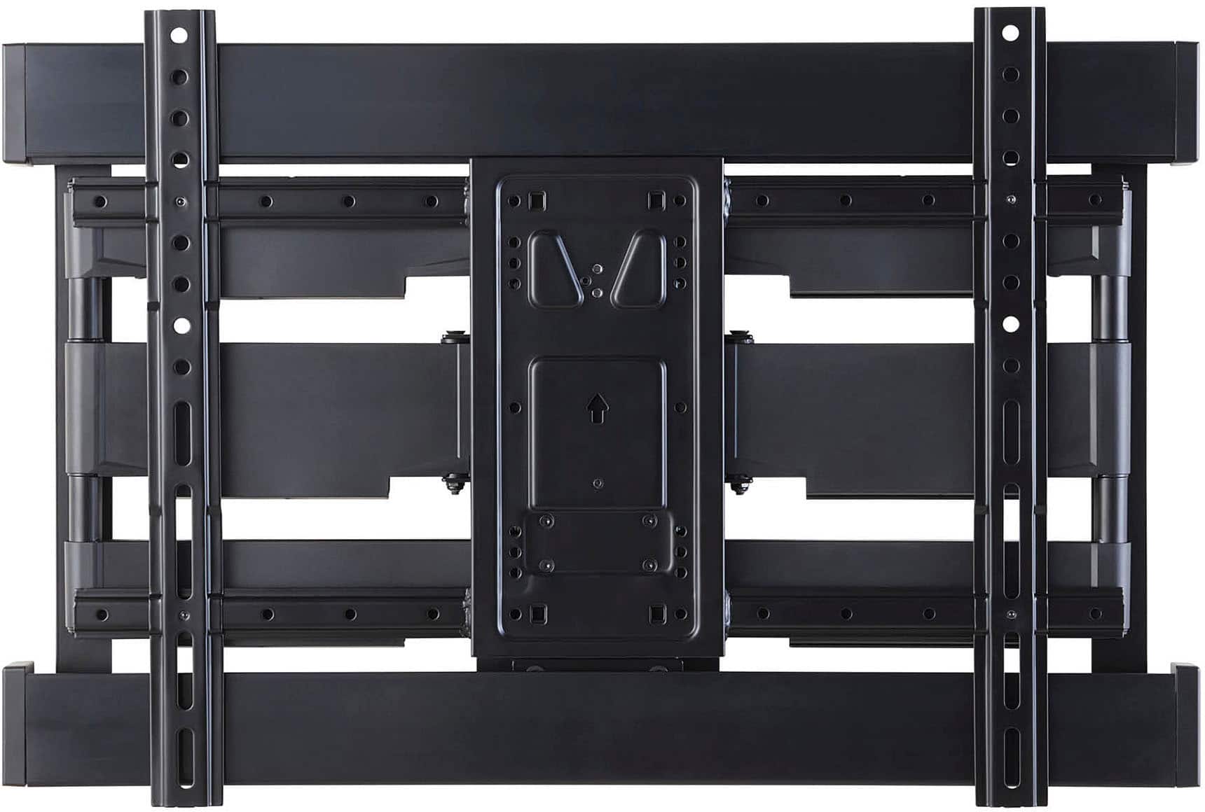 Angle. SANUS Elite - Super Slim Full-Motion TV Wall Mount for TVs 40"-90" - Low Profile - Sits 1.6" From the Wall With 20" of Extension - Black.