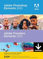 Adobe - Photoshop Elements 2023 & Premiere Elements Student & Teacher Edition 2023 - Mac OS [Digital] - Front_Zoom