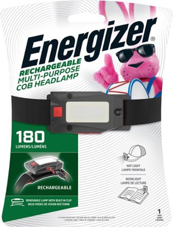 Energizer - Rechargeable Multi Purpose COB Headlamp - black