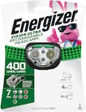 Energizer - Vision Ultra HD Rechargeable Headlamp (Includes USB Charging Cable) - Green