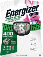 Energizer - Vision Ultra HD Rechargeable Headlamp (Includes USB Charging Cable) - green - Front_Zoom