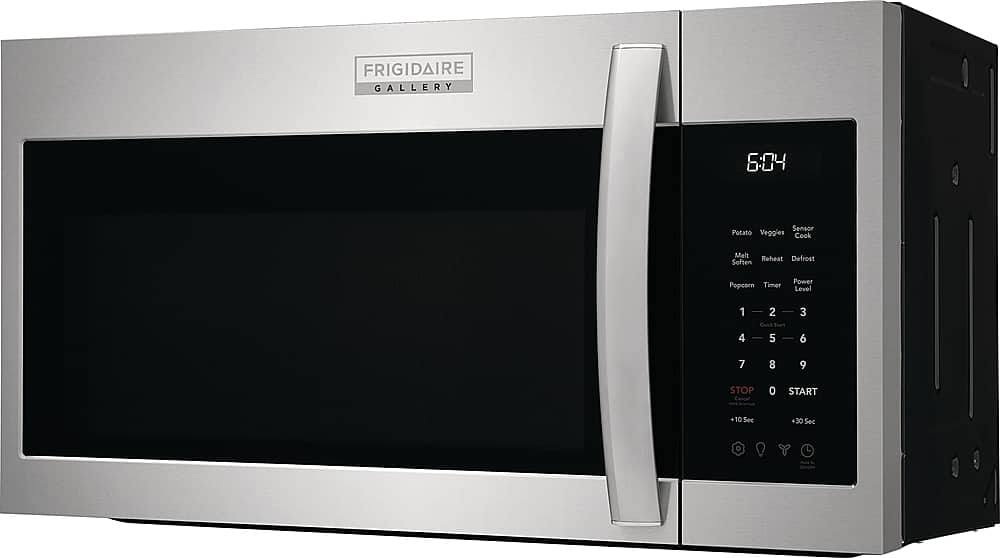 Angle. Frigidaire - Gallery 1.9 Cu. Ft. Over-The-Range Microwave - Stainless Steel.