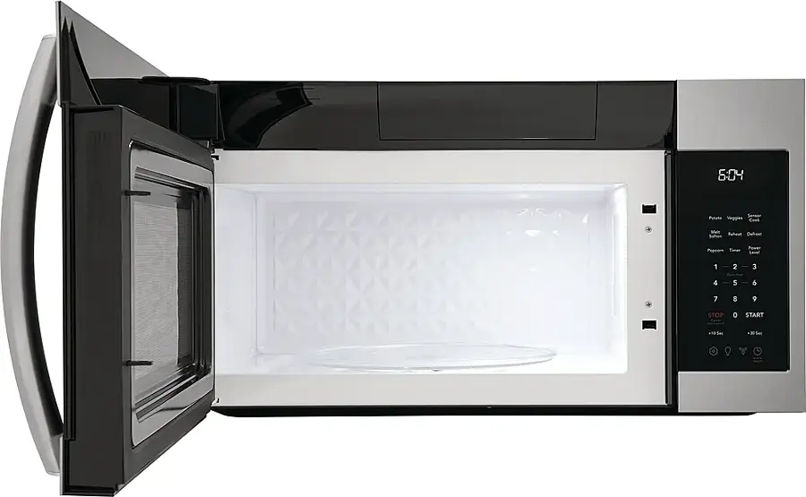 Open Package Box Frigidaire Gallery 1.9 Cu. Ft. Over The Range Microwave with PureAir ...