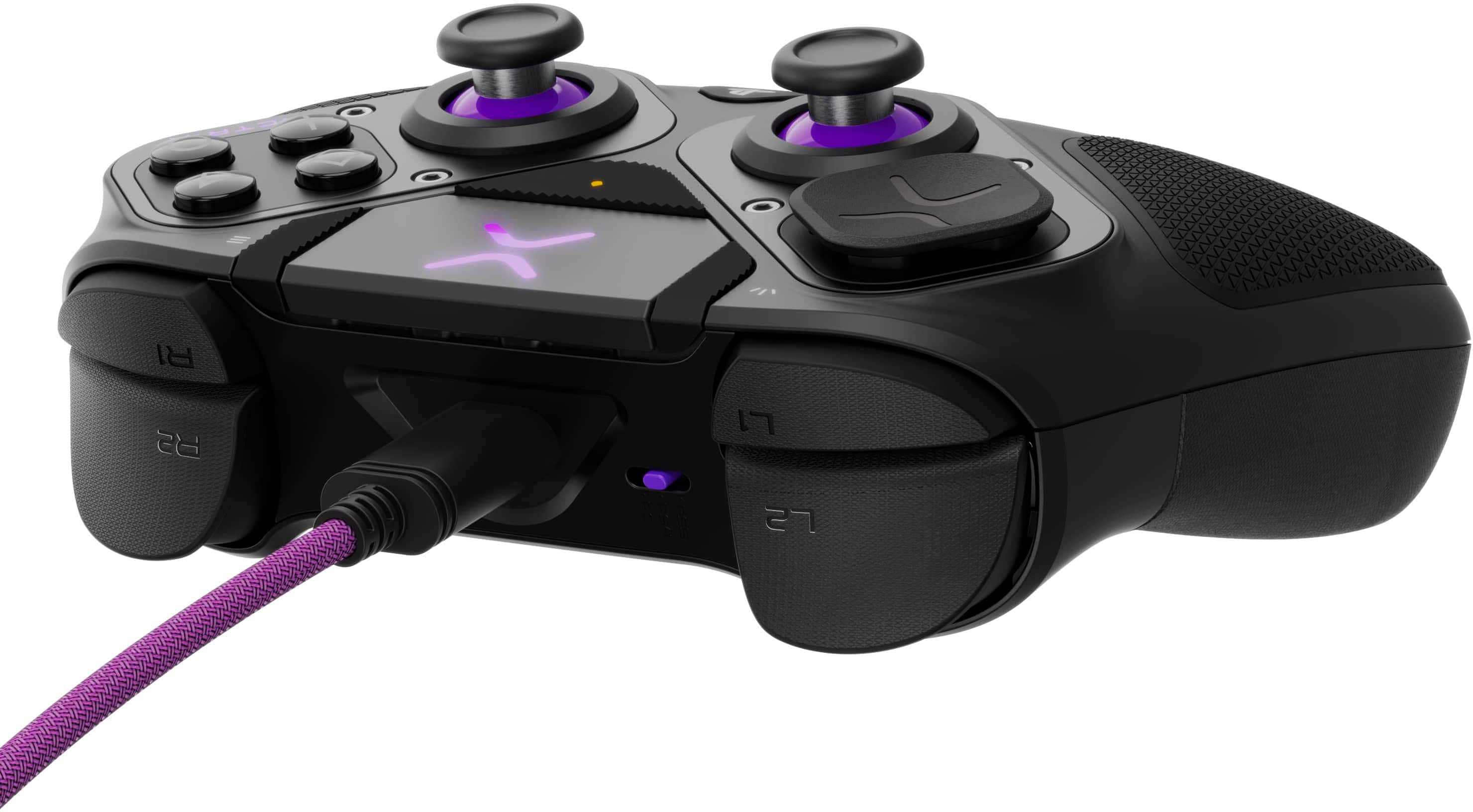 Alt View 25. PDP - Victrix Pro BFG Wireless Controller for PS5, PS4, and PC, Sony 3D Audio, Modular Buttons/Clutch Triggers/Joystick - Black.