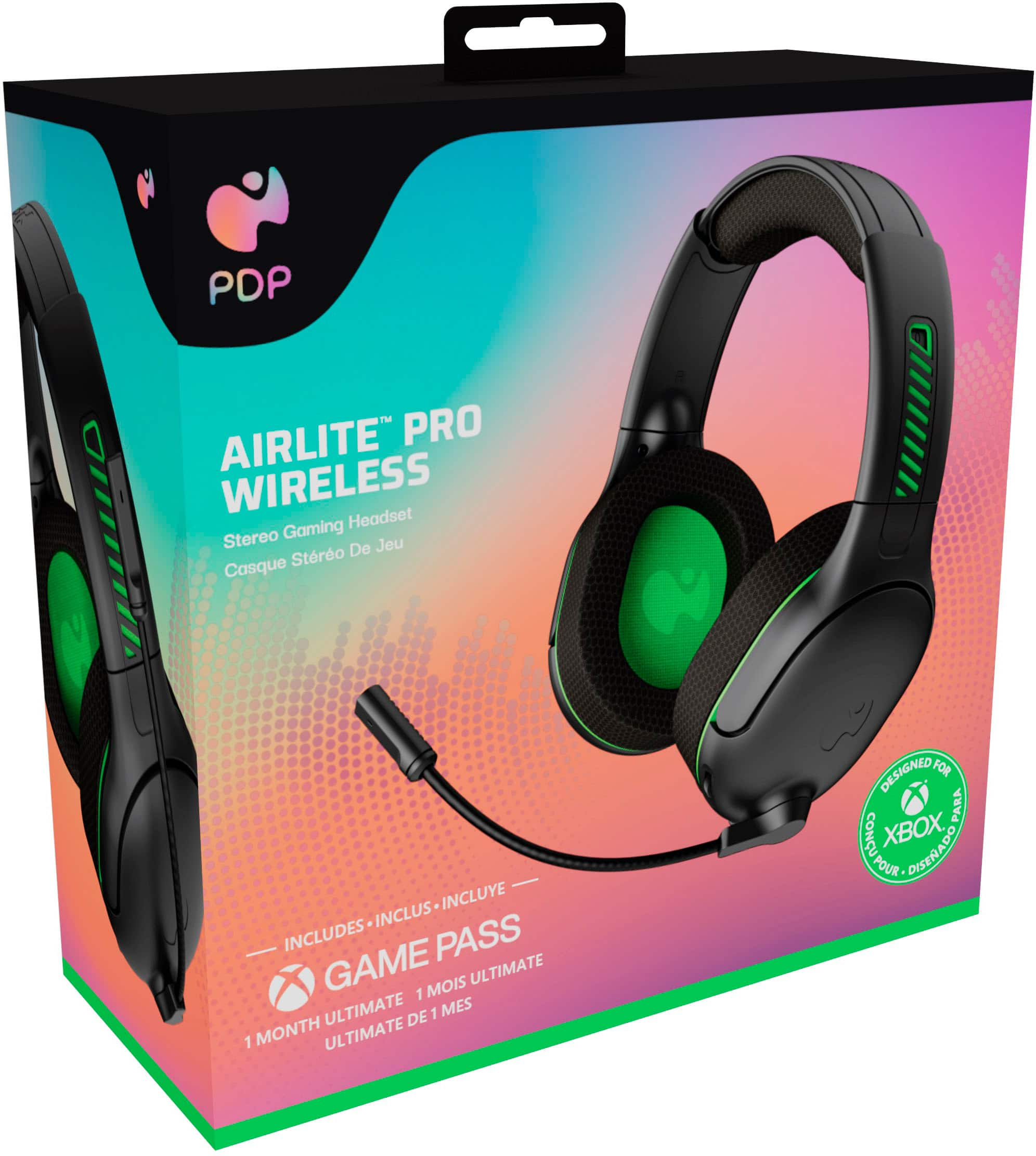 Xbox Series X|S & PC Purple Fade AIRLITE PRO WIRELESS Headset by PDP