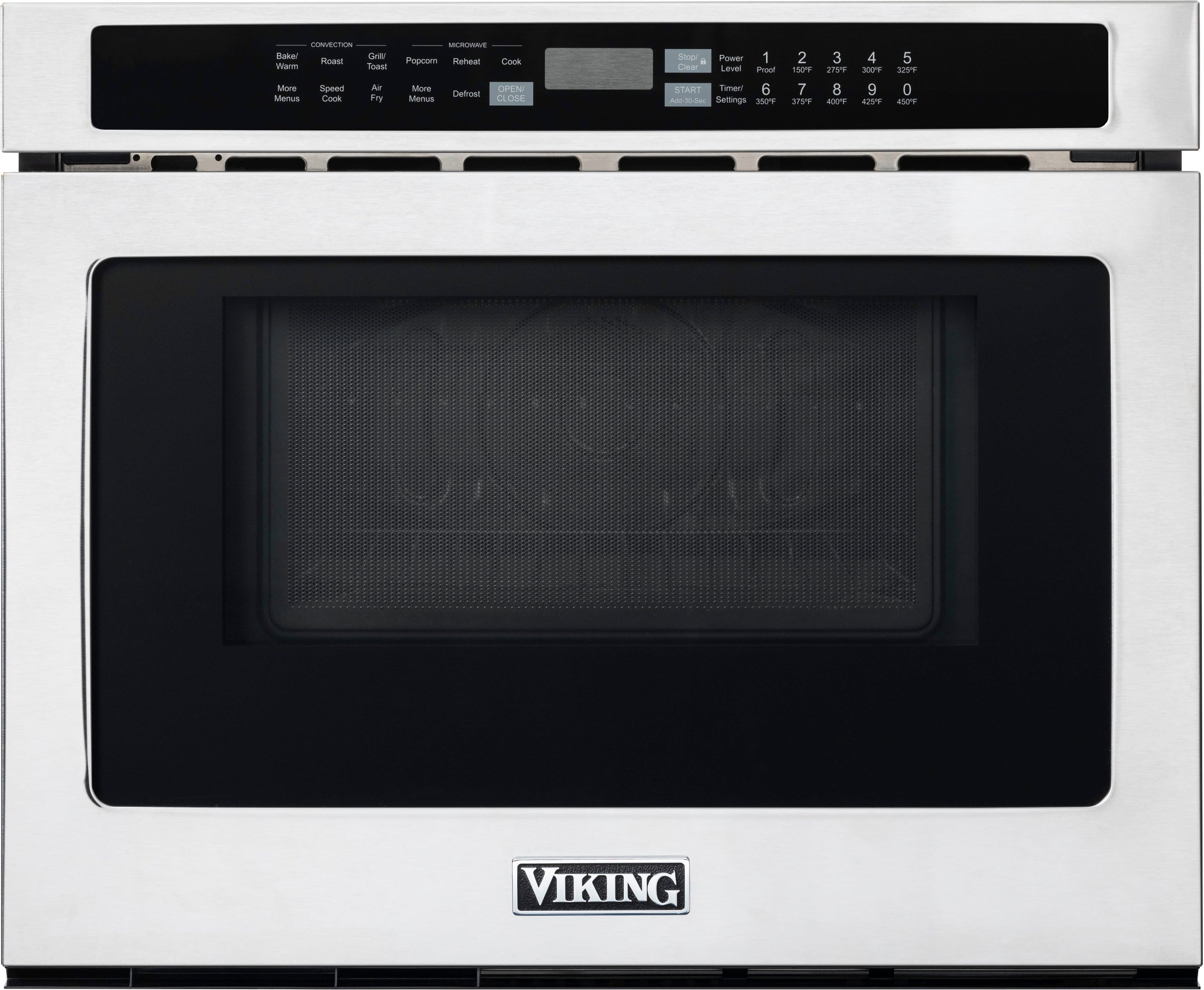 Viking - Undercounter Convection DrawerMicro 1.4 Cu Ft Oven - Stainless Steel - Front_Zoom