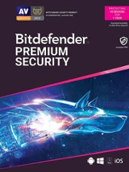 Bitdefender - Premium Security (10 Device) (1-Year Subscription) - Android, Apple iOS, Mac OS, Windows - Front_Zoom
