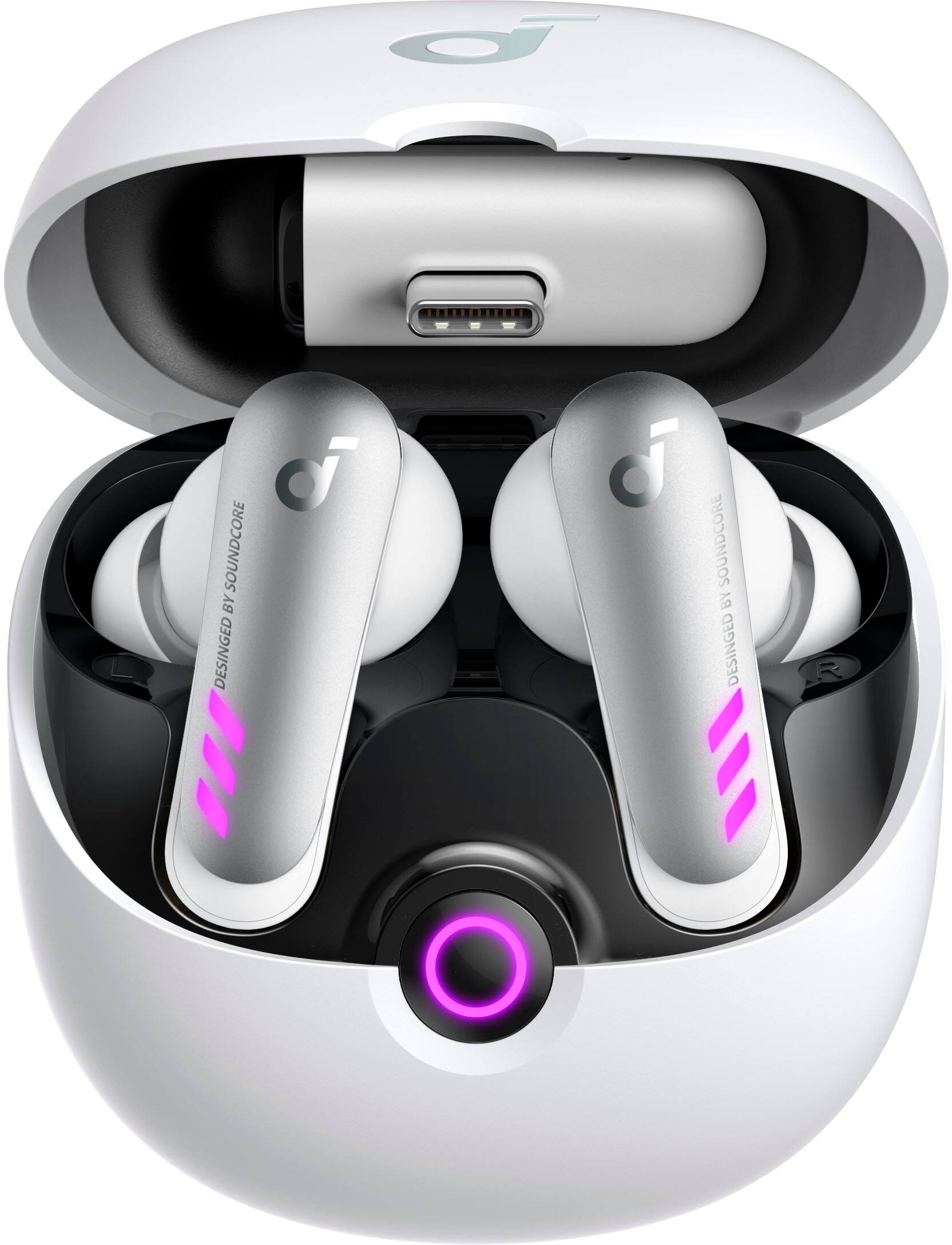 Alt View 16. Soundcore - VR P10 Wireless In-Ear Earbuds for Meta Quest 2 & Meta Quest 3 - White.