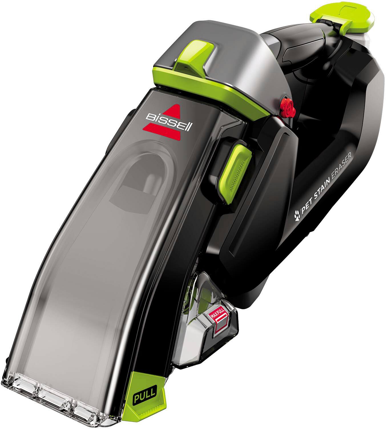 Left. BISSELL - Pet Stain Eraser Plus Portable Deep Cleaner - Cha Cha Lime.