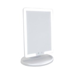 Glo-Tech - Lighted Edge LED Vanity Mirror - White - Angle_Zoom
