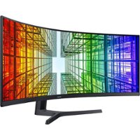 Samsung - S95UA Series 49'' IPS Curved FHD QLED Panel Monitor with HDR (DisplayPort, HDMI, USB-C) - Black - Alt_View_Zoom_11