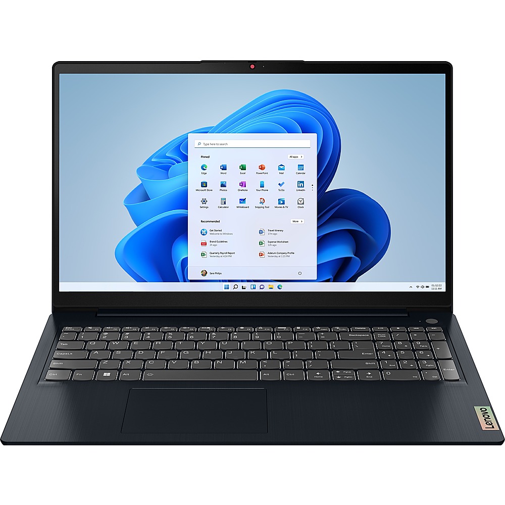 Lenovo – IdeaPad 3 15IAU7 15.6″ Laptop – Intel Core i5 – Memory – 256 GB SSD – Abyss Blue
