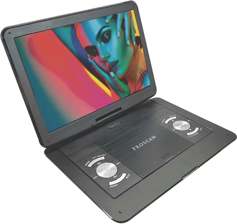 Proscan 13 3 quot Portable DVD Player Black PDVD1332 Best Buy Proscan 13 3 quot Portable DVD Player Black PDVD1332 Best Buy