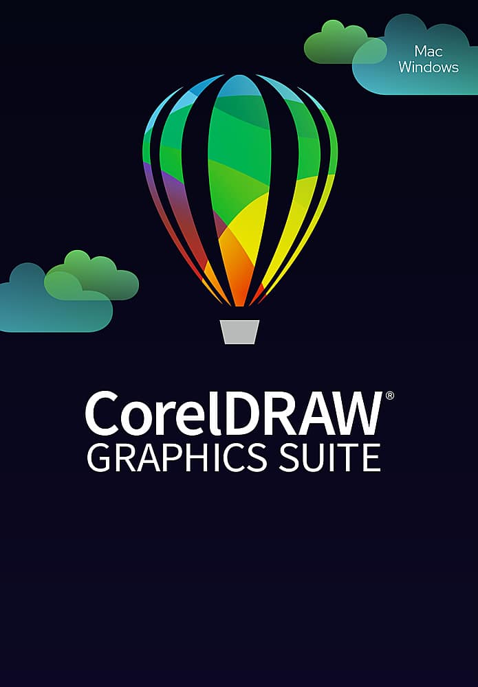 Corel - DRAW Graphics Suite (1-Year Subscription) - Mac OS, Windows - Front_Zoom