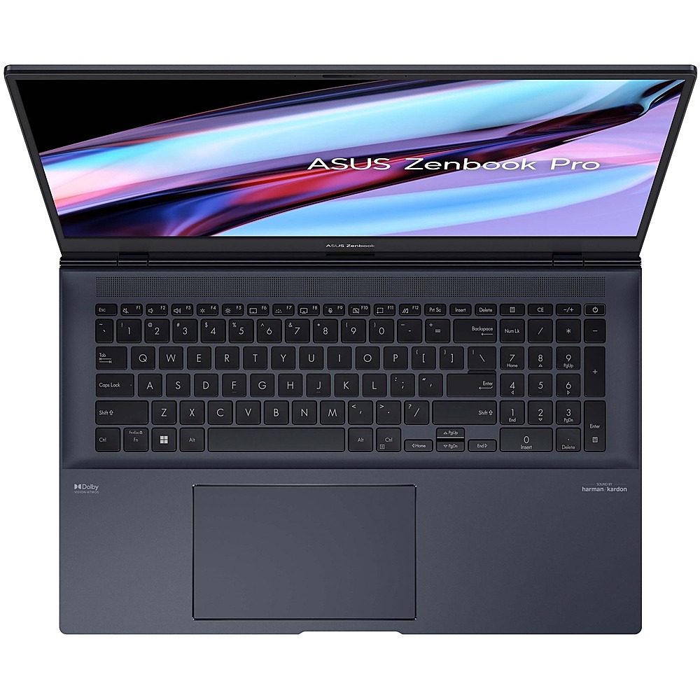 Best Buy ASUS Zenbook Pro 17 UM6702 17.3" TouchScreen Laptop AMD Ryzen 7 Memory NVIDIA GeForce