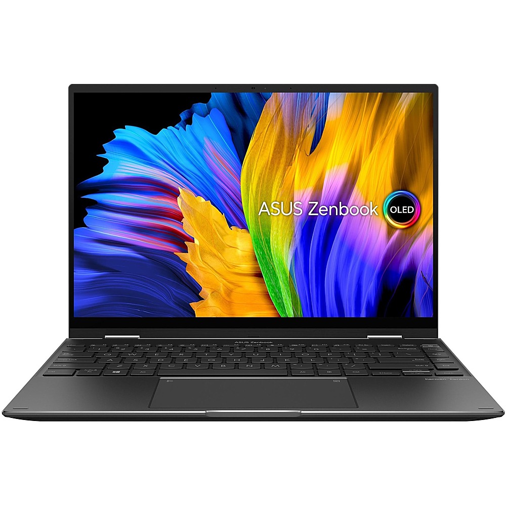 ASUS – Zenbook 14 Flip OLED UN5401 14″ Laptop – AMD Ryzen 7 – Memory – 1 TB SSD – Jade Black