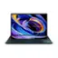Front. ASUS - Zenbook Pro Duo 15 Touch Laptop OLED - Intel Core i9 with 32GB RAM - NVIDIA GeForce RTX 3070 Ti - 1TB SSD - Celestial Blue.