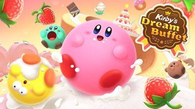 Kirby’s Dream Buffet - Nintendo Switch, Nintendo Switch (OLED Model), Nintendo Switch Lite [Digital] - Front_Zoom