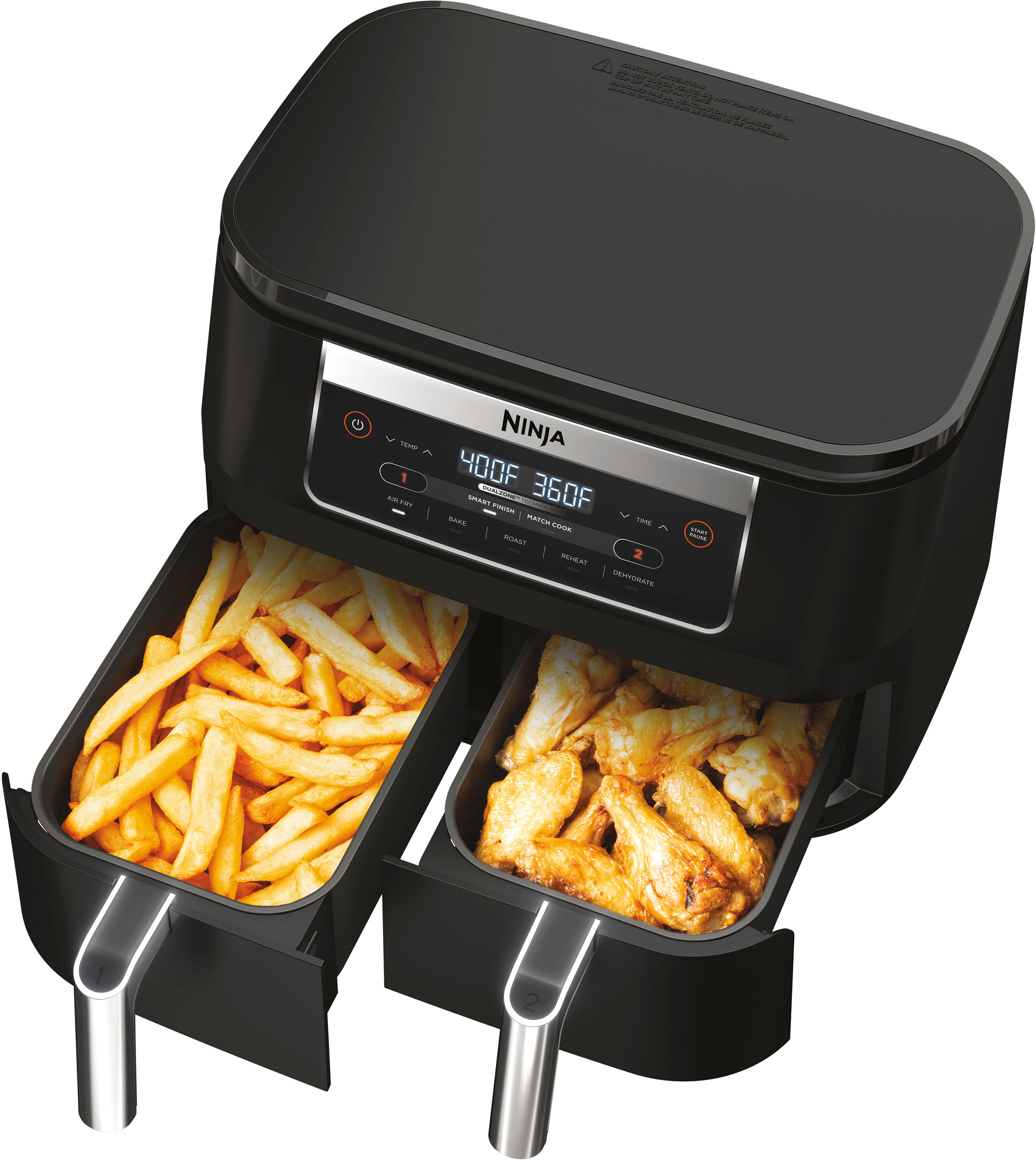 Air Fryer with 2 Baskets 8 QT, JOYAMI Dual Basket AirFryer with