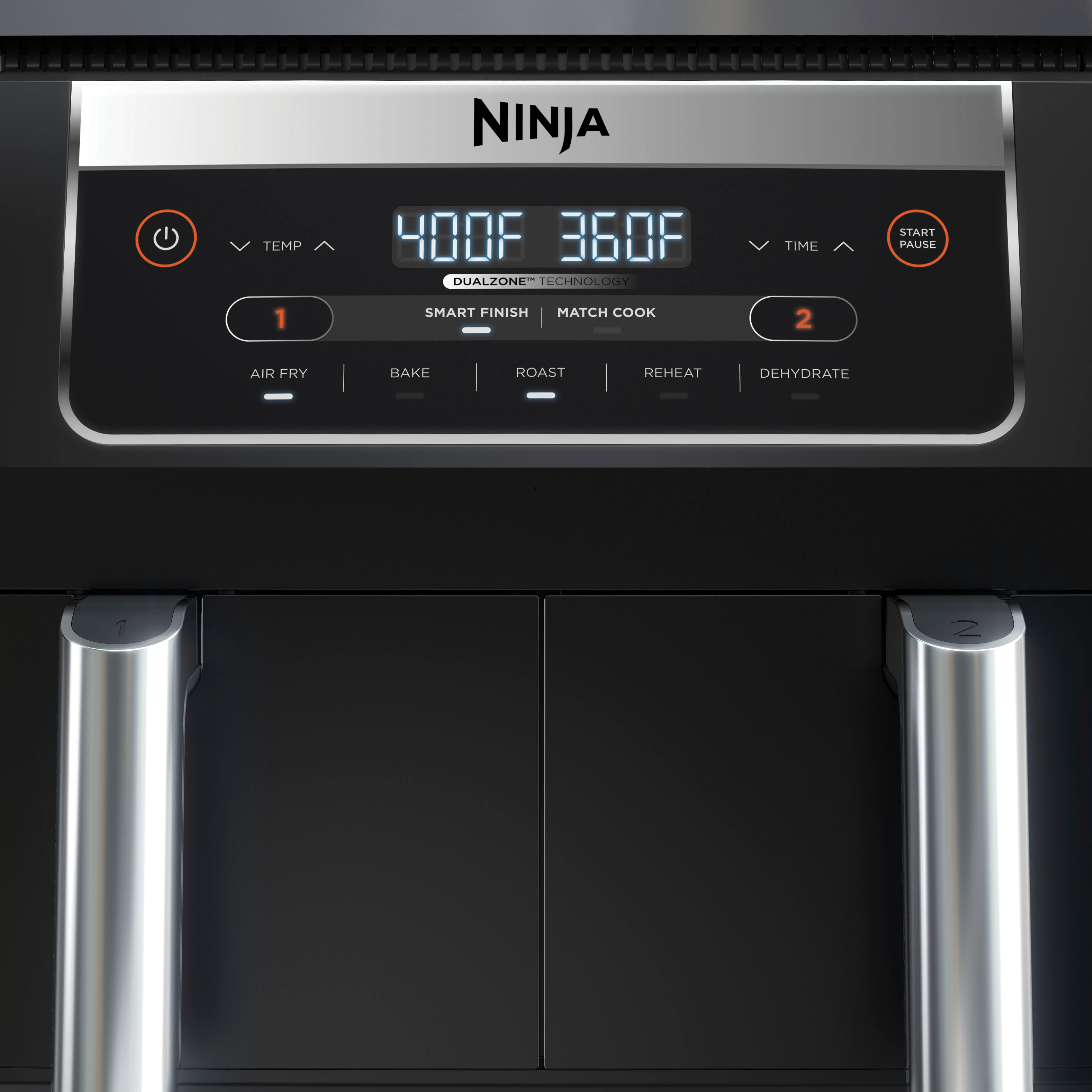 Best Buy: Ninja Foodi 6-qt. 5-in-1 2-Basket Air Fryer with DualZone  Technology Black DZ090
