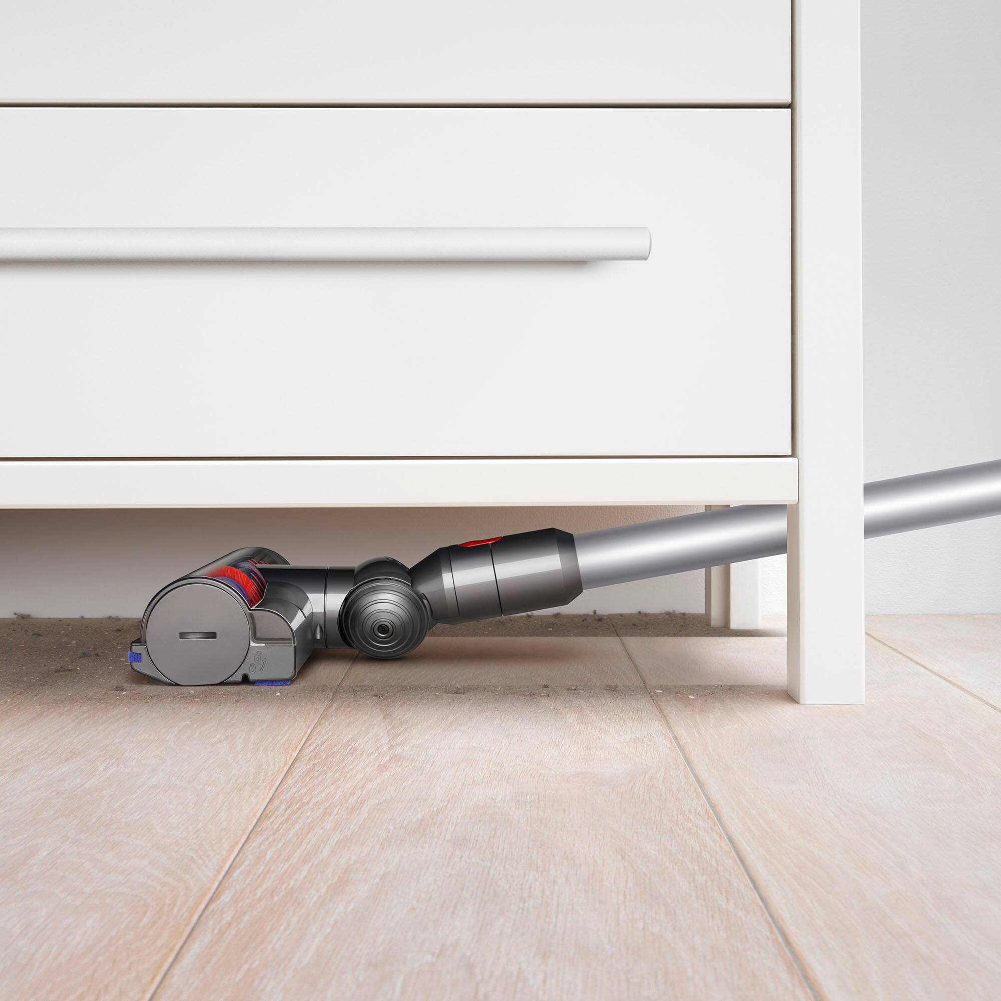 Alt View 12. Dyson - V7 Advanced Origin Cordless Vacuum - Silver.