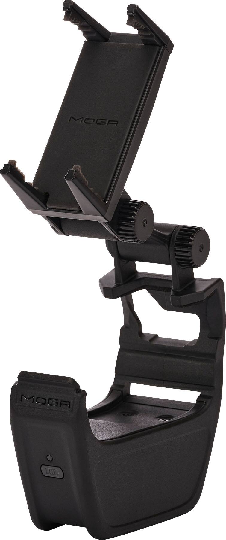 Front. PowerA - MOGA Play & Charge Gaming Clip for Xbox Wireless Controllers - Black.