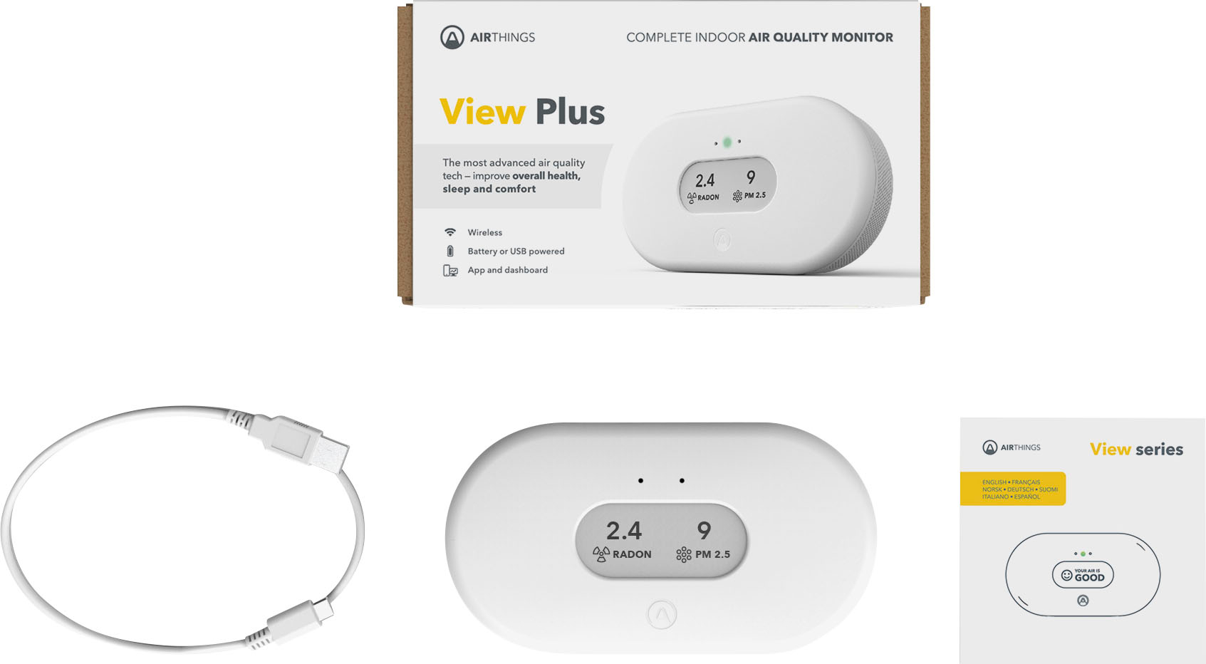 View Plus - smart indoor air quality monitor