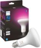 Philips - Hue BR30 Bluetooth 85W Smart LED Bulb - White and Color Ambiance