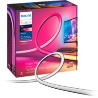 Philips - Hue Play Gradient Lightstrip for 24" to 27" PC - White - Front_Zoom