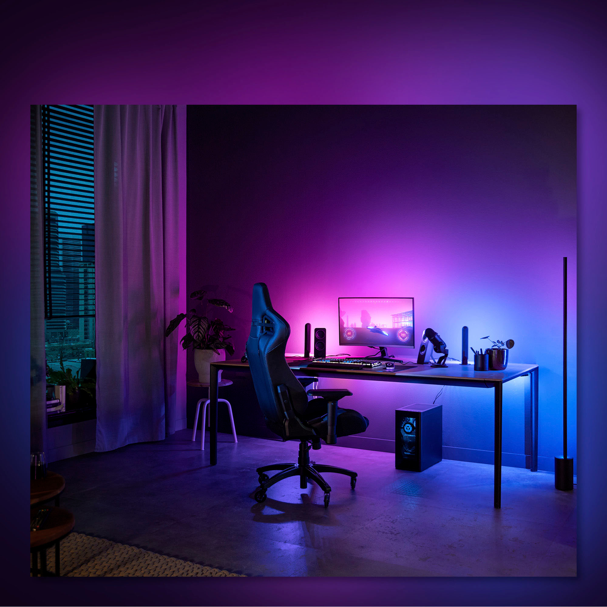  Philips Hue Indoor 6-Foot Smart LED Light Strip Base