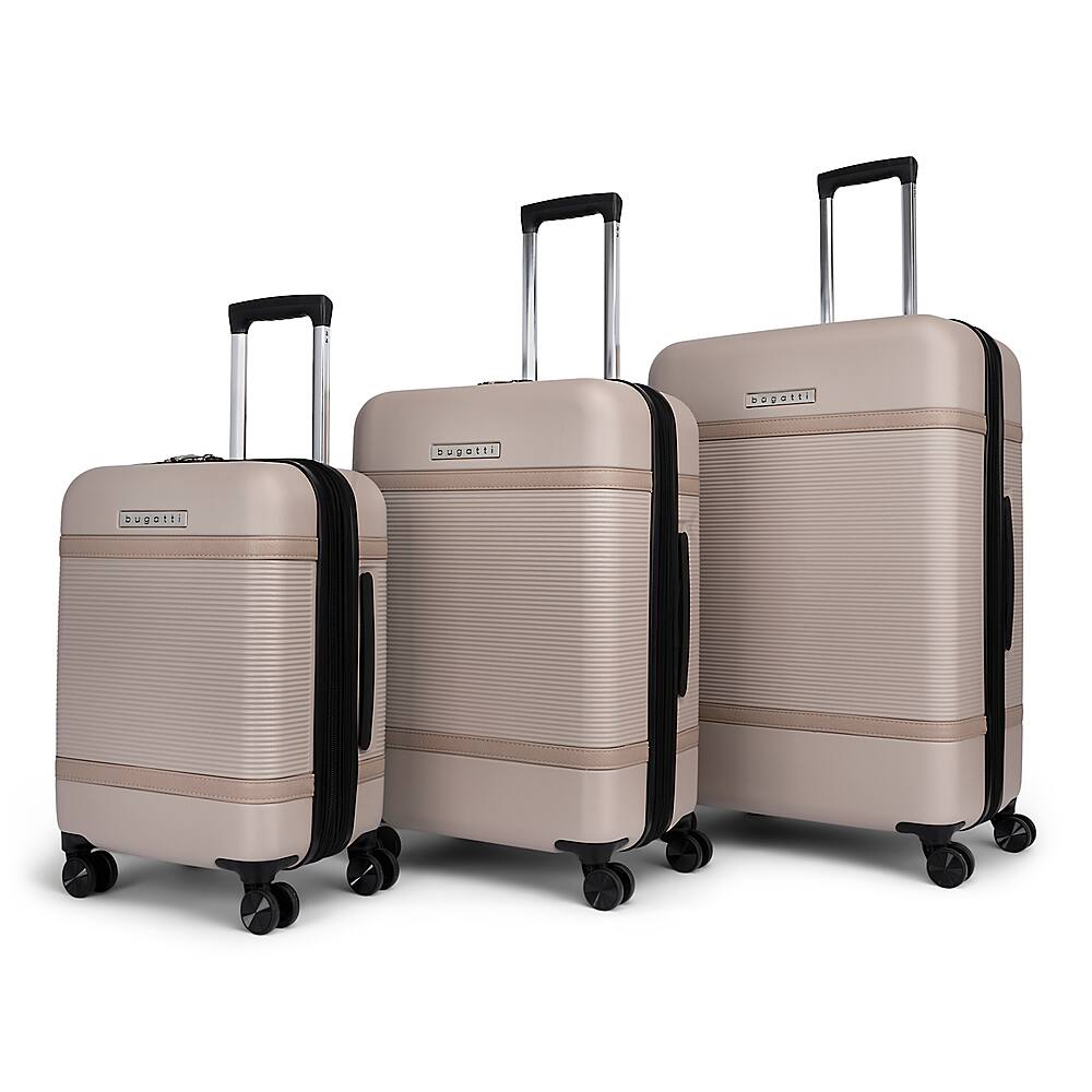 thumbnail image 2 of 3-Piece Purple Spinner Luggage Set - 12x20x26 Inch Lightweight Rolling Suitcases With Wheels 2 of 3