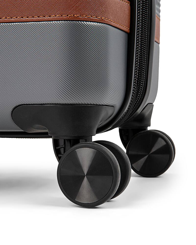 Best Buy Bugatti Wellington Expandable Spinner Hardside Suitcase Set 3