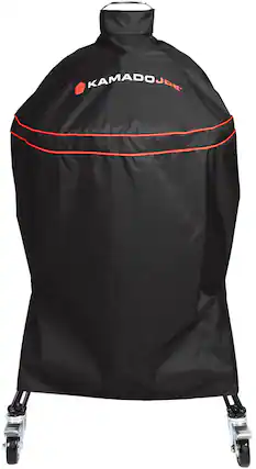 Angle. KAMADO JOE - Grill Cover for select Classic Joe grills - Black.