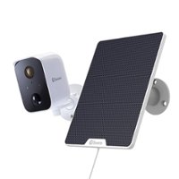 Swann - CoreCam Indoor/Outdoor Wireless 1080p Solar Panel Security System - Black/White - Front_Zoom