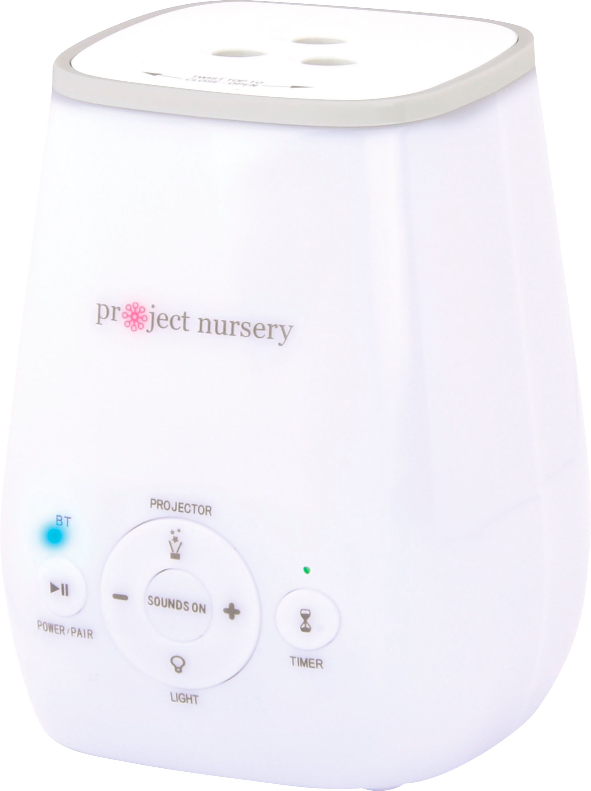 Left View: Project Nursery - Soothing Projector - White