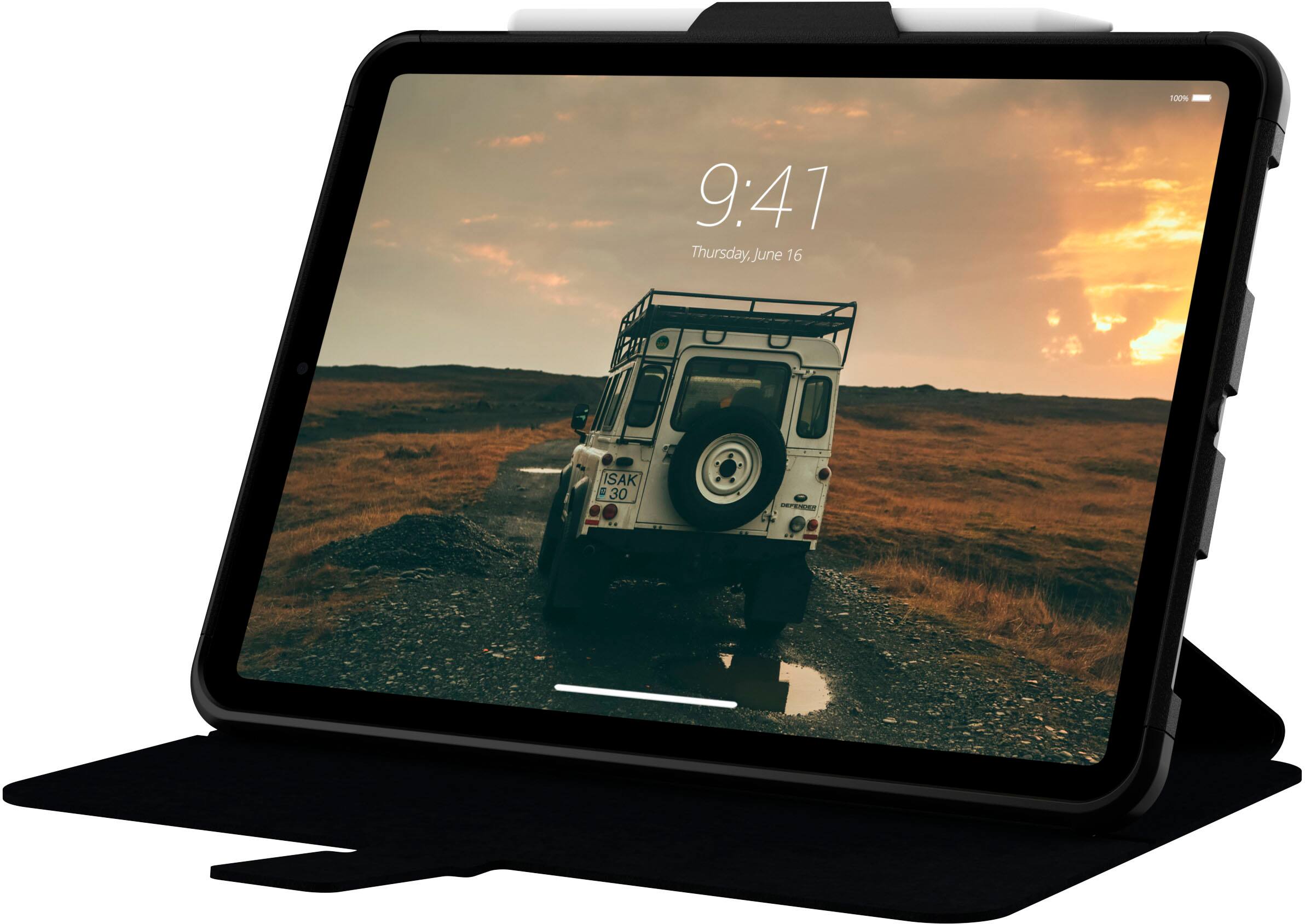 Alt View 18. UAG - Scout Folio Case for Apple 10.9-Inch iPad (Latest Model 2022) - Black.