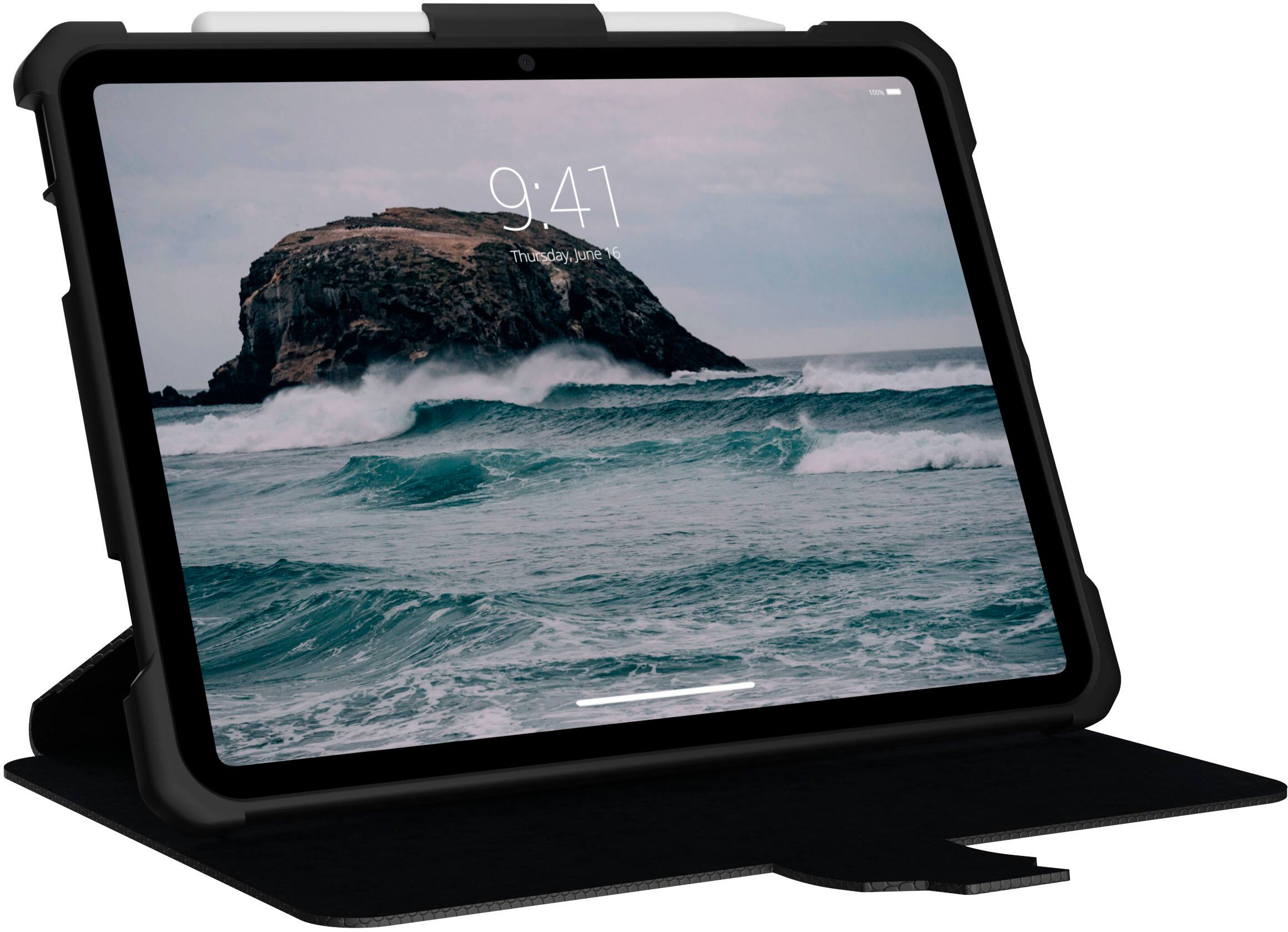 Alt View 17. UAG - Metropolis Case for Apple 10.9-Inch iPad (Latest Model 2022) - Black.