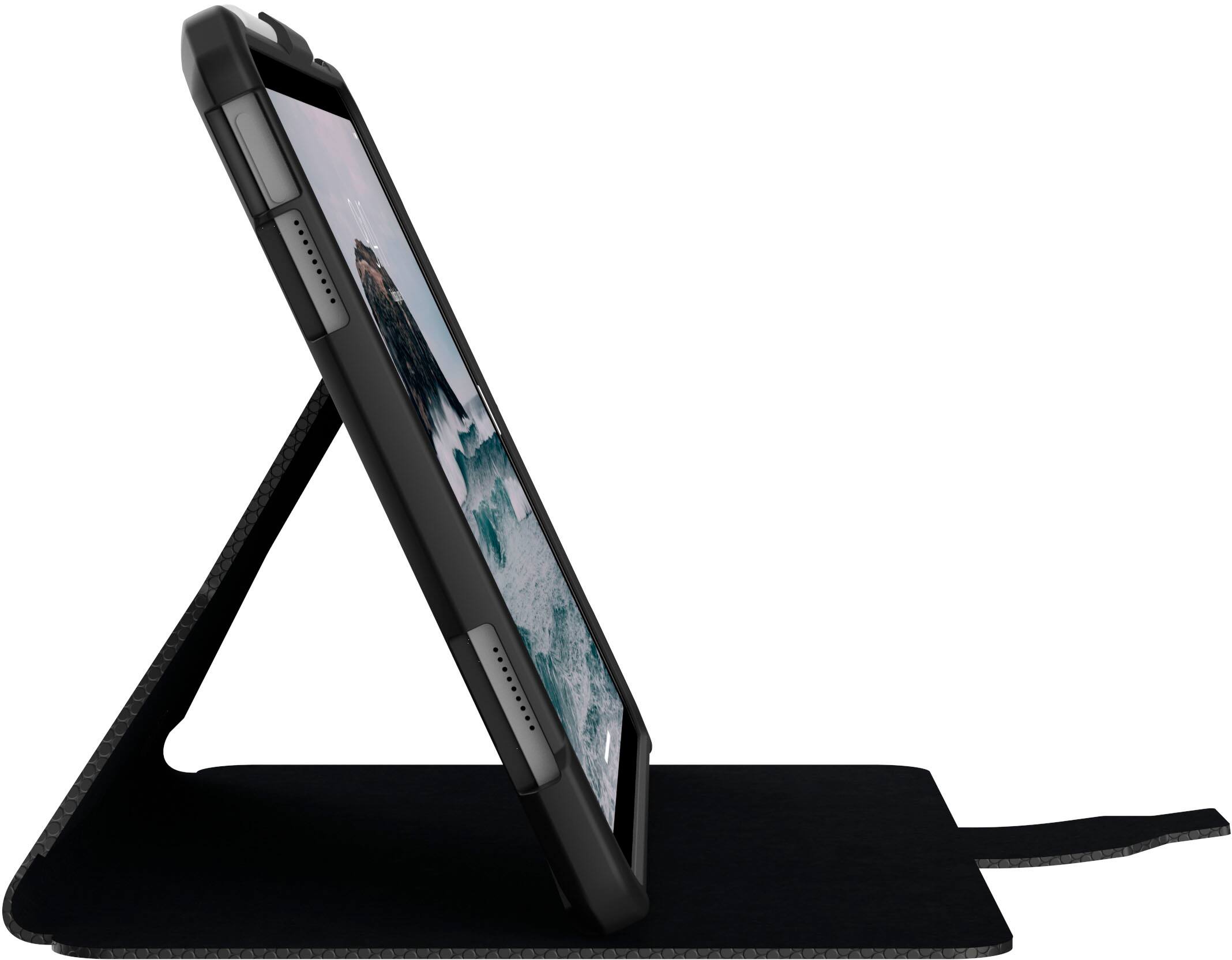 Alt View 19. UAG - Metropolis Case for Apple 10.9-Inch iPad (Latest Model 2022) - Black.