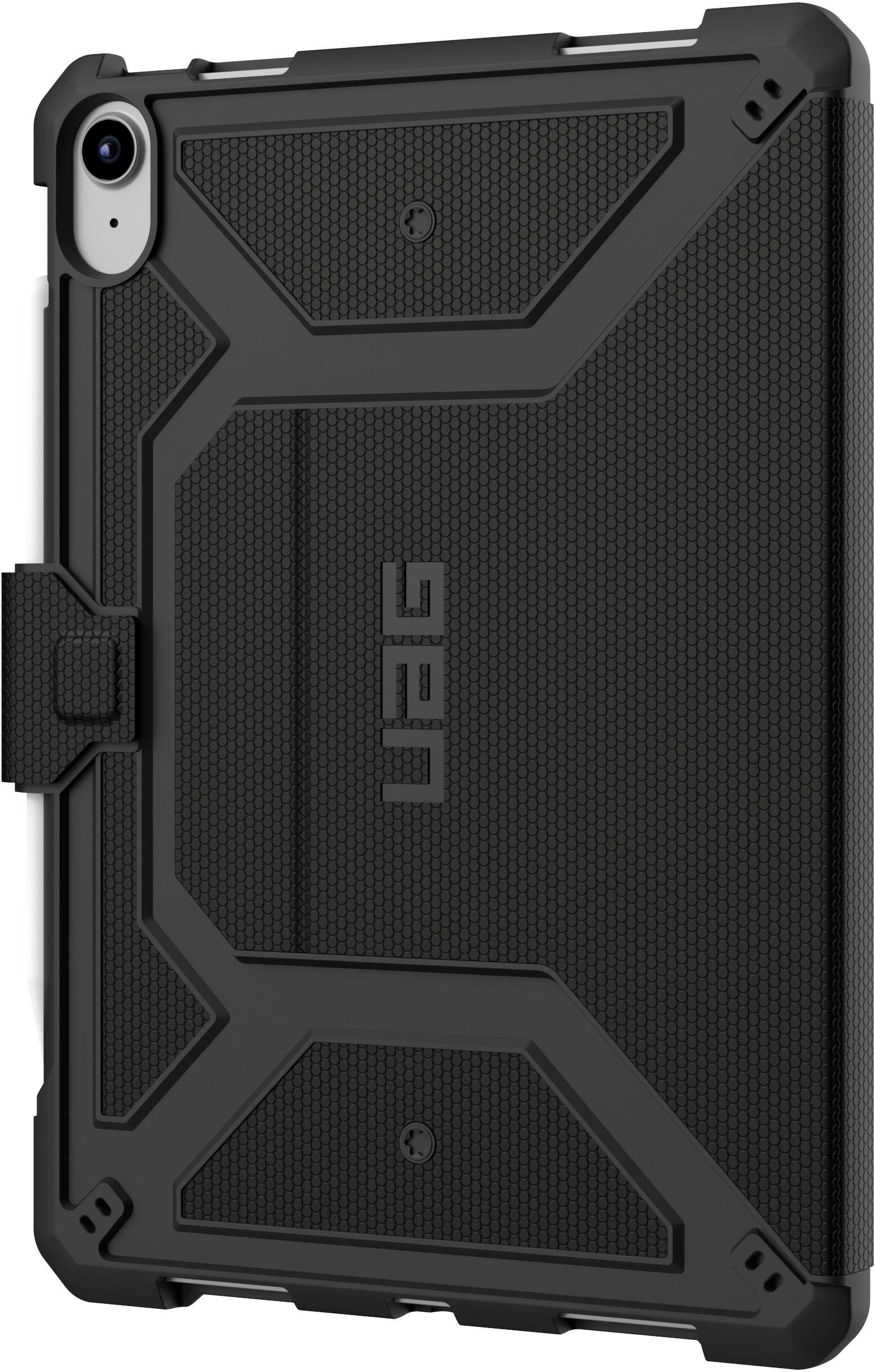 Left. UAG - Metropolis Case for Apple 10.9-Inch iPad (Latest Model 2022) - Black.