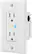 Alt View 1. Rocketfish™ - 2-Outlet In-Wall Surge Protector - White.