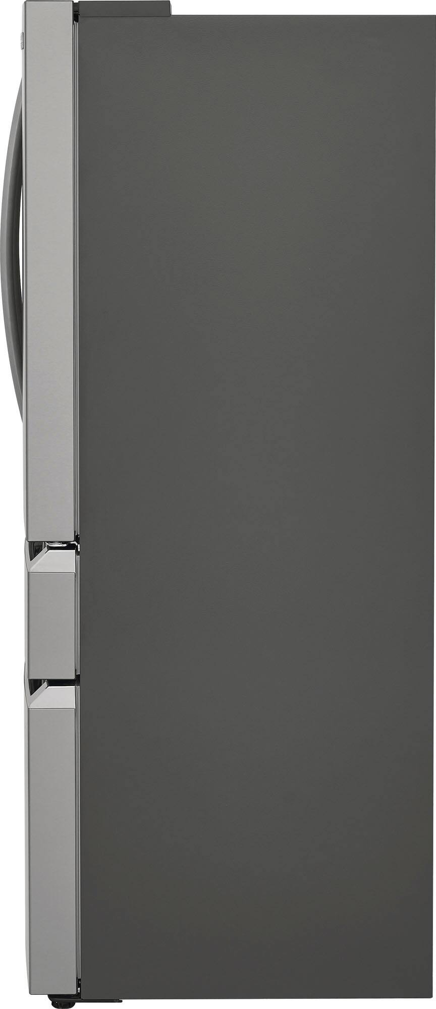 Alt View 12. Frigidaire - Gallery 22.1 Cu. Ft. Counter-Depth 4-Door French Door Refrigerator - Stainless steel.