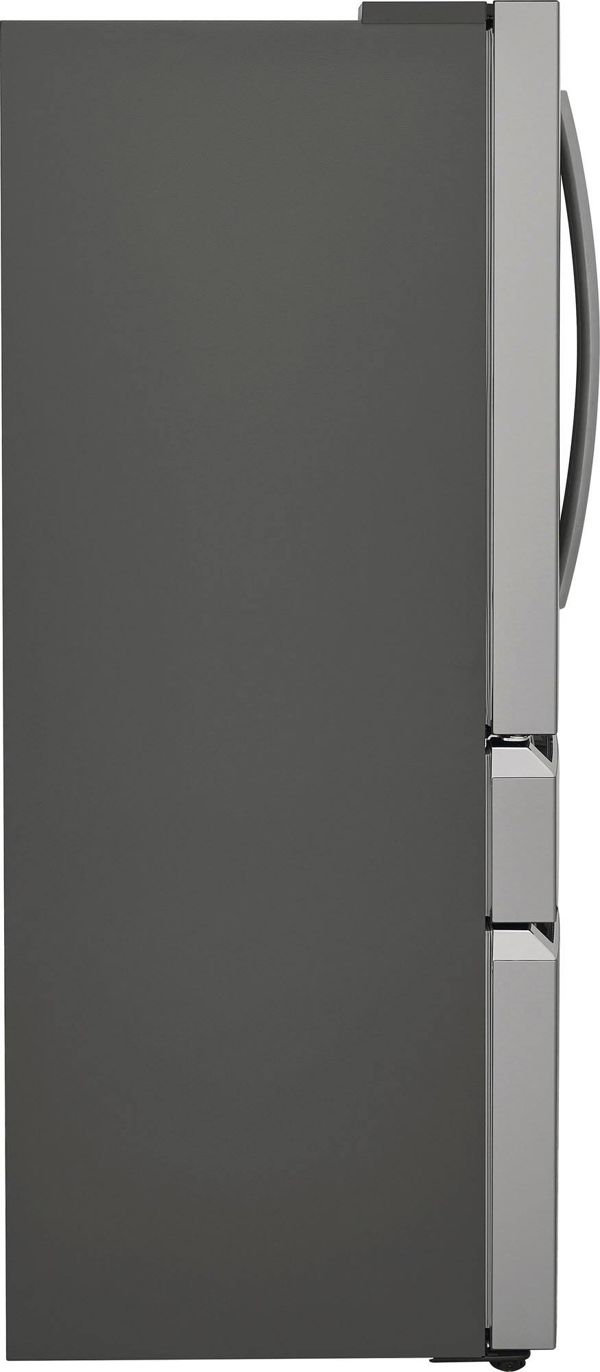 Alt View 13. Frigidaire - Gallery 22.1 Cu. Ft. Counter-Depth 4-Door French Door Refrigerator - Stainless steel.